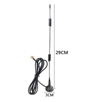 Antenne sans fil GPRS GSM 2G 3G 4G de 290 mm de hauteur, antenne de véhicule, base magnétique de 30 mm, aimant puissant, antenne