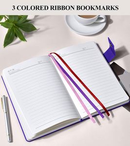 Diario de 365 páginas con líneas gruesas, adecuado tanto para hombres como para mujeres, diario de cuero de gran tamaño A4, ideal para el trabajo - Product Image 6