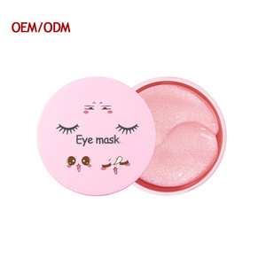 en colágeno <span class=keywords><strong>Rosa</strong></span> parches pastillas Anti-envejecimiento Reparación de Gel de ojos máscara para quitar los ojos hinchados - Product Image 1