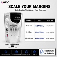 Bubuk Toner Kompatibel UNICO TN330 TN513 untuk Konica Minolta Bizhub 227 287 367 C250 Hitam Hasil Tinggi Isi Ulang Massal 500g