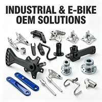 Services de forgeage en aluminium pour accessoires de vélos électriques et composants de cycles avec surface enduite de poudre CNC pour pièces de cadre de VTT