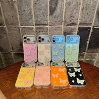 Nouvelle Coque Papillon Bling Design pour iPhone 17 18 15 16 13 Pro Max – Étuis Téléphone Femme