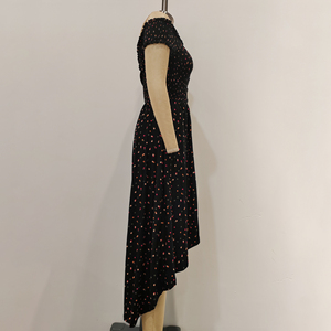 Abito Primaverile a Maniche Corte con Vita Alta e Spalle Scoperte, Smock, per Donne e Ragazze, Ordine all'Ingrosso - Product Image 3