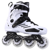 Patins à roulettes professionnels pour adultes, patins à roulettes de slalom à grande vitesse, 4 roues, chaussures de patinage pour adultes