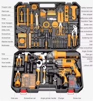 Kit combiné de perceuse à percussion multifonctionnelle de luxe 72 pièces, outils électriques, kit d'outils pour voiture, ensembles d'outils de perçage de câbles