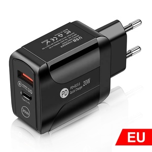Chargeur <span class=keywords><strong>USB</strong></span> 20W PD Type <span class=keywords><strong>C</strong></span>, US/EU/UK, <span class=keywords><strong>bloc</strong></span> de charge rapide, adaptateur mural, Compatible avec <span class=keywords><strong>iPhone</strong></span> 12 Mini 12 Pro - Product Image 4
