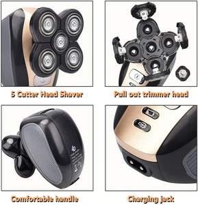 Rasoir électrique rotatif <span class=keywords><strong>pour</strong></span> homme haute puissance, rechargeable par USB, étanche, jetable, <span class=keywords><strong>pour</strong></span> le visage, le corps et la <span class=keywords><strong>barbe</strong></span>, <span class=keywords><strong>longue</strong></span> durée de fonctionnement, <span class=keywords><strong>tondeuse</strong></span> <span class=keywords><strong>pour</strong></span> usage domestique - Product Image 5
