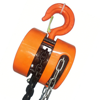 Palans à chaîne manuels ronds HSZ robustes de 1, 2 et 3 tonnes avec chaîne de levage galvanisée G80 pour la construction et l'exploitation minière