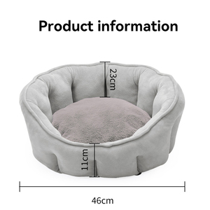 Offre Spéciale lit de luxe de grande taille pour chat, sol Long en peluche pour animaux de compagnie, coussin chauffant antidérapant en peluche, nid de chat - Product Image 5