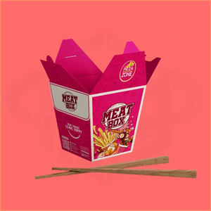 Kotak Kemasan Kertas <span class=keywords><strong>Burger</strong></span> Prancis dengan Logo Kustom untuk Ayam Take Away, Wadah Kemasan Sekali Pakai untuk Makanan Cepat Saji - Product Image 3