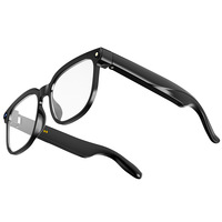 Lunettes Intelligentes de Traduction IA avec Caméra HD 8MP, Photo/Vidéo, Musique, Appels, Assistant Vocal, Enregistrement de Réunions via APP, Écouteurs Sans Fil 290mAh