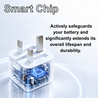 Adaptateur secteur ultra compact 30W, chargeur portable Type C, charge rapide pour téléphone avec puce intelligente, directement de l'usine