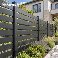 Clôture en aluminium à lattes pour jardin, sur mesure, pour l'extérieur, vente en gros