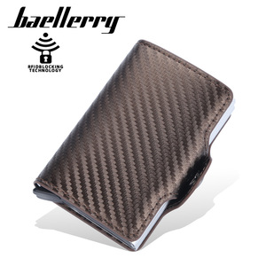 กระเป๋าใส่บัตรผู้ชาย Baellerry หนัง PU ป้องกัน RFID ช่องใส่บัตรหลายช่อง สีดำ สีน้ำตาลกาแฟ รุ่นสปริง 2022 - Product Image 5