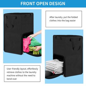 Mochila Extra Grande para Ropa Sucia de Universidad, Bolsa para Ropa Sucia con Correas para los Hombros, Bolsa para Ropa Sucia con Cierre de Cordón - Product Image 3