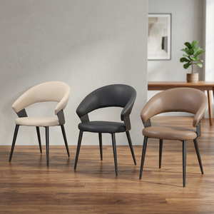 Modern PU Leather <b>Living</b> <b>Room</b> <b>Chair</b> Solid Back Ergonomic Design Home Furniture - Product Image 4