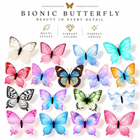 Drone papillon LED volant, 300 mètres de portée, batterie rechargeable, télécommande FS-i6X pour mariages, événements et spectacles