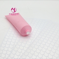 Rouleau de film d'étanchéité en aluminium auto-adhésif personnalisé, à tempérament dur, pour tubes de dentifrice/shampoing/crème, revêtement buccal de qualité alimentaire