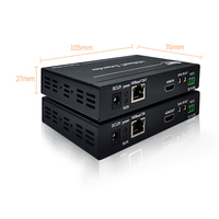 Extenseur HDMI HDBaseT 150m 1080P3D Prise en charge Plug and Play Transmission CEC/IR/RS232 pour Home Cinéma