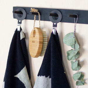 Cross-border bathroom towel <b>clips</b>, PU leather kitchen and bathroom towel hanging hooks, creative storage <b>clips</b>, windproof <b>clips</b>. - Product Image 2