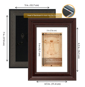 Fabrik Großhandel 5x7 Foto rahmen Home Decoration Desktop Class Style Holz Bilderrahmen - Product Image 6