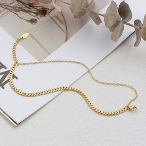 Pulsera de Cadena de Serpiente de Acero Inoxidable de Lujo, Personalizada, Antideslustre, Impermeable, Chapada en Oro de 14k y 18k, al por Mayor, para Mujer - Product Image 5