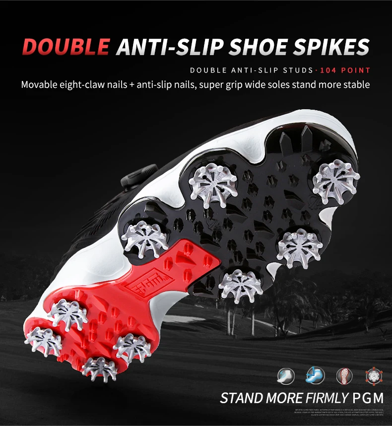 PGM XZ106 2019 men golf shoes spike 14 whole sale golf shoes