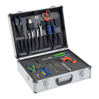 Mallettes de rangement pour outils à bas prix chanceux en aluminium avec étui antichoc étanche en mousse