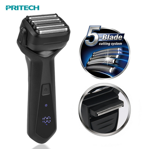 <span class=keywords><strong>Rasoir</strong></span> Électrique Rechargeable pour Hommes, 5 Lames, Étanche, Utilisation Humide et Sèche, Têtes Pivotantes Flottantes, Vente en Gros - Product Image 1