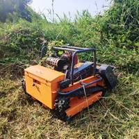 Tondeuse à gazon robotisée compacte, largeur de coupe de 800 mm, moteur à essence, légère, pour jardin résidentiel
