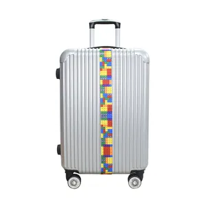 Custom Logo Adjustable Travel Luggage Belt Webbing Luggage Strap