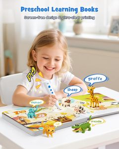 Livre audio interactif : Stylo parlant éducatif, jouets sensoriels pour l'autisme, plus de 500 activités d'apprentissage, livres illustrés en anglais pour tout-<span class=keywords><strong>petits</strong></span> garçons et filles - Product Image 2