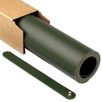 Alfombrilla de Escritorio de Cuero PU Impermeable de Doble Cara y Tapete Antideslizante para Mesa de Computadora