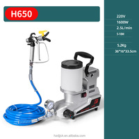 Pistolet de pulvérisation électrique léger haute pression sans air pour bricolage, pompe à peinture multifonctionnelle domestique pour peinture au latex 220V/110V