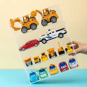 Nóng bán rõ ràng <span class=keywords><strong>Acrylic</strong></span> 1/18 Diecast Mô hình xe ô tô bánh xe nóng hiển thị trường hợp cho bán buôn - Product Image 2