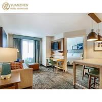Ensemble de chambre d'hôtel moderne - Chêne massif écologique - Solutions clés en main sur mesure pour projets hôteliers 3 à 5 étoiles - Vente en gros