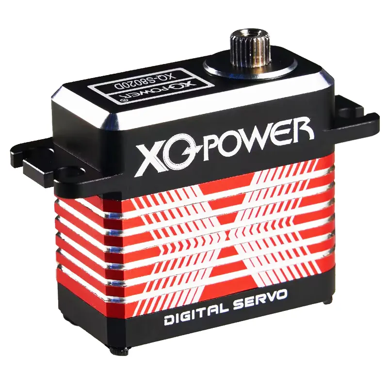 Servos numériques XQS8045D 45KG Servo à couple élevé 8.4V Servomoteurs de direction RC étanches pour voitures à l'échelle 1/12