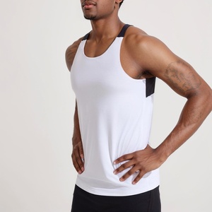 Camisetas sin mangas deportivas para hombre con logo impreso, de secado rápido, chaleco de gimnasio, camisetas transpirables de malla de algodón tejido, informales para fitness, talla XL - Product Image 4