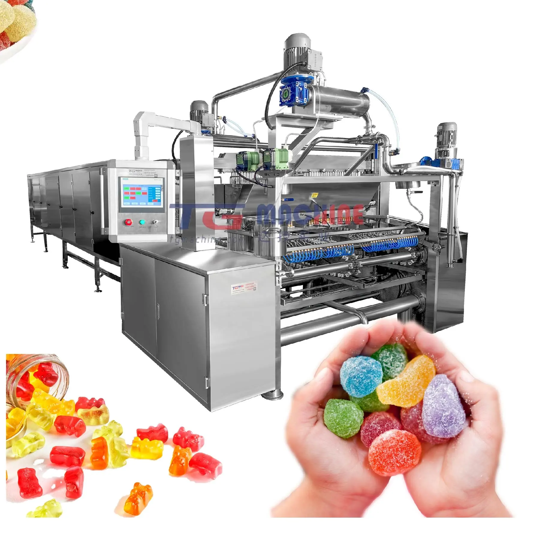 Macchina automatica per la produzione di macchine gommose macchina per la produzione di gommose al cioccolato di nuova produzione
