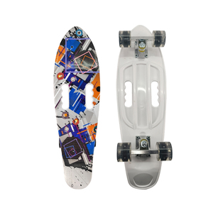 Großhandel Kunststoff 27 Zoll <span class=keywords><strong>Skateboard</strong></span> OEM ODM Service Vier PU-Räder Outdoor Komplettes <span class=keywords><strong>Skateboard</strong></span> für Jugendliche - Product Image 2