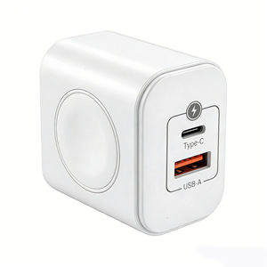 Chargeur tout-en-un transfrontalier 20W avec recharge sans fil pour montre, adaptateur de charge rapide PD pour iPhones, <span class=keywords><strong>USB</strong></span>-<span class=keywords><strong>C</strong></span> pour ports - Product Image 5