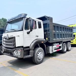 Camion benne d'occasion Sinotruk HOWO NX 6x4 10 roues à châssis large avec options de pneus tout-terrain pour routes minières spécifiques - Product Image 4