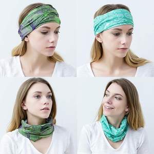 بيع بالجملة مخصص مايكروفايبر مرن رقبة غير ملحومة وشاح جايتر أنبوب مطاطي باندانا الرياضة أغطية الرأس للرجال النساء البوليستر - Product Image 6