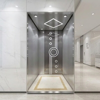 Ascensore per Passeggeri in Acciaio Inossidabile dal Design Moderno, Elegante e Sicuro, Facile da Usare, Garanzia di 1 Anno