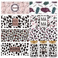 Autocollant de transfert UV DTF à peler et coller, motifs vies marines (herbe, bulles, tortue), pour verre, lot mixte, expédition en 48h