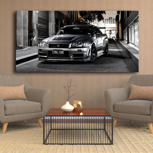 Quadri su tela stampa HD senza cornice opere d'arte per auto sportive moderna Nissan Skyline Gtr immagini per auto comodino decorazioni per la <span class=keywords><strong>casa</strong></span> <span class=keywords><strong>poster</strong></span> <span class=keywords><strong>da</strong></span> parete - Product Image 1