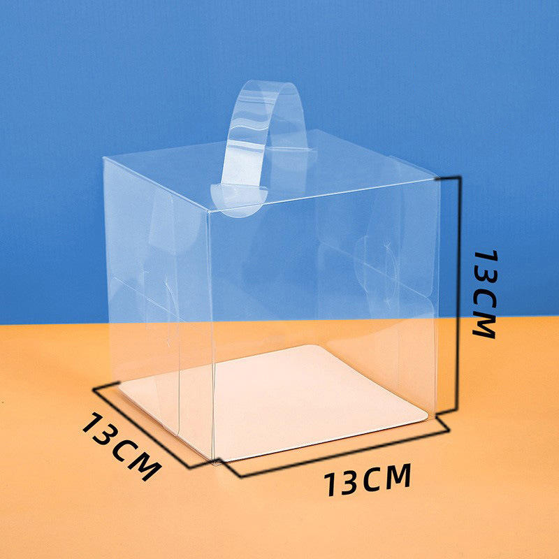 Plateau en carton blanc 13x13x13cm - 10 pièces + PET