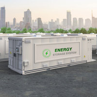 Système de stockage d'énergie en conteneur extérieur 600KW 600KWH 20FT avec batterie solaire au lithium haute tension LiFePO4 300kWh