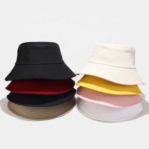 Mũ ngư dân màu tinh khiết cho mùa xuân hè thoáng khí du lịch ngoài trời chống nắng dây chống gió mùa thu Mũ nhân vật - Product Image 2