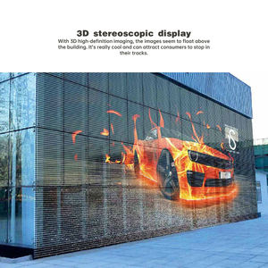 Écran LED flexible d'extérieur à coller <span class=keywords><strong>sur</strong></span> le <span class=keywords><strong>verre</strong></span>, écran LED transparent d'intérieur, écran publicitaire mural en <span class=keywords><strong>verre</strong></span> 3D - Product Image 4